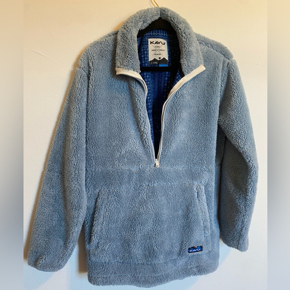 KAVU Snowpack Sweatshirt - Blue - Picture 6 of 9